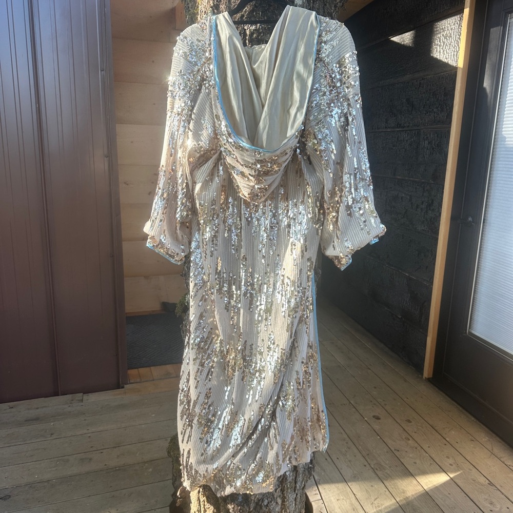 Sequin Embellished Kimono by UntinNYC - Picture 4 of 6